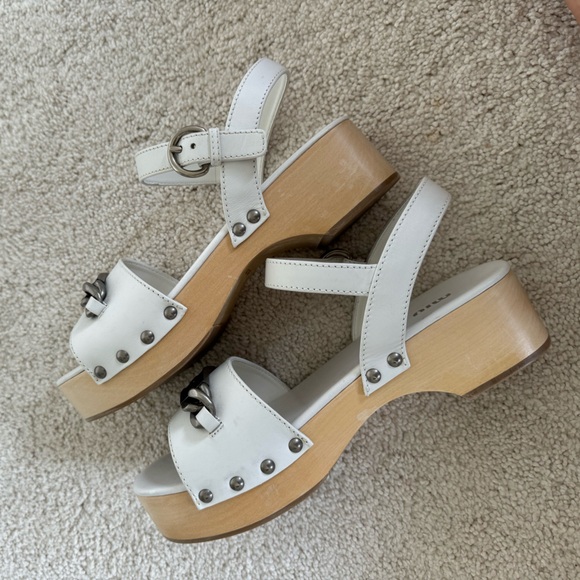 Miu Miu clog sandals with ID buckle - Picture 4 of 5